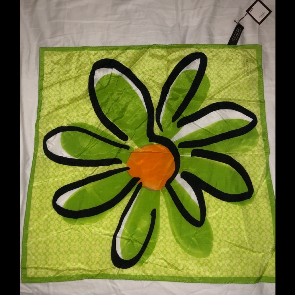 Coach scarf (“bandana scarf”) NWT